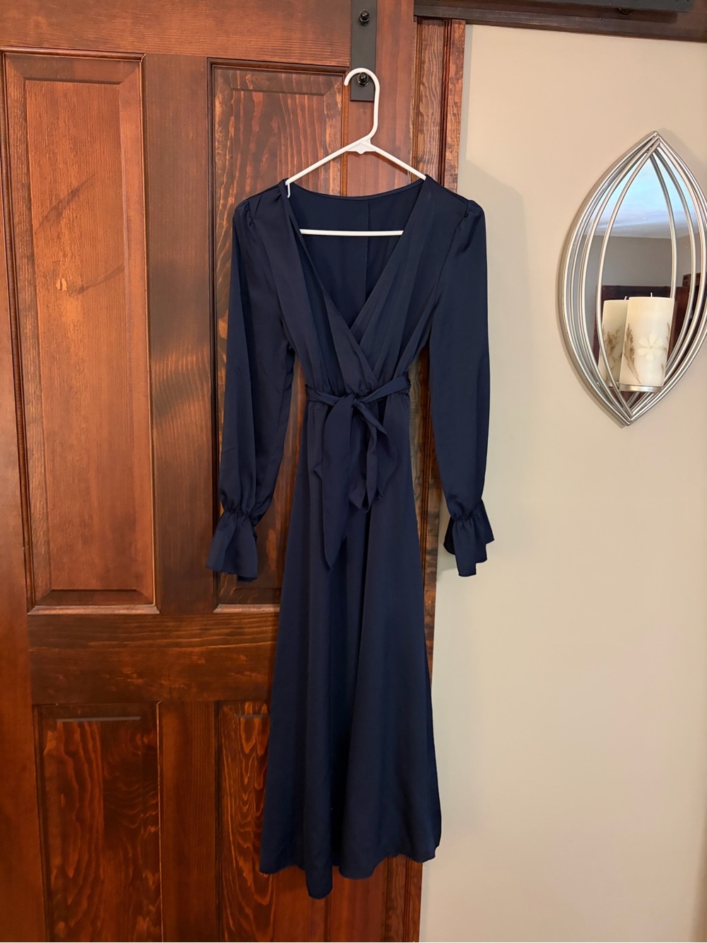 Navy Long Sleeve Dress